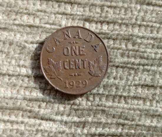 Werty71 Канада 1 цент 1929 Георг 5