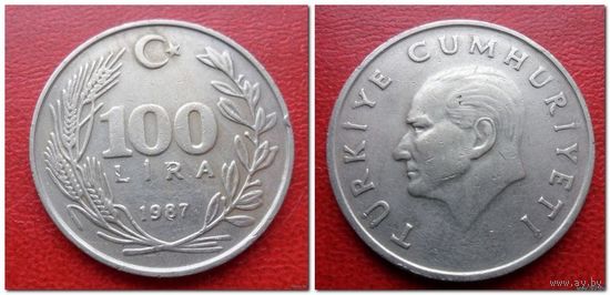 100 лир Турция 1987 года - из коллекции