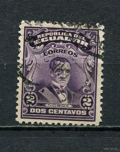 Эквадор - 1915/1928 - Диего Нобоа 2С - [Mi.207] - 1 марка. Гашеная.  (LOT ET35)-T10P5