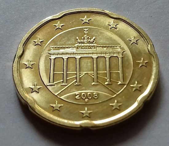20 евроцентов, Германия 2008 F, AU