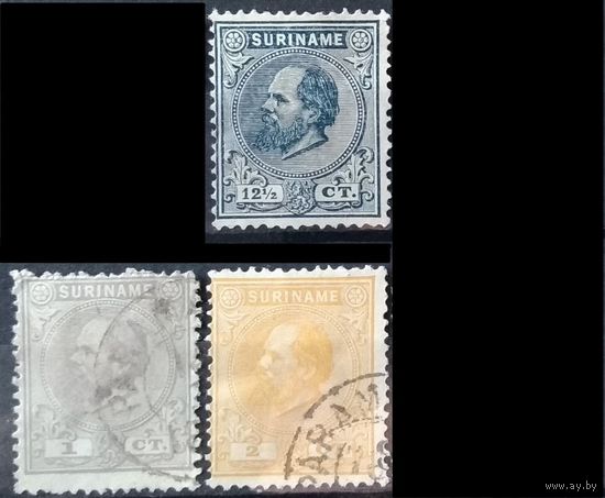 Нидерландские Колонии\61о\ Суринам - 1883 серия - Король Вильгельм III кц29.5евр