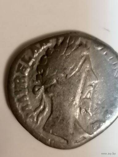 Древний Рим. Денарий имп. Марк Аврелий 161-180. Серебро.