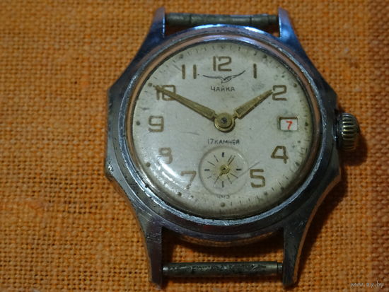 Часы ""Восток", "Чайка, ЧЧЗ, механизм 2605, выпуск до 1965 г., на ходу.