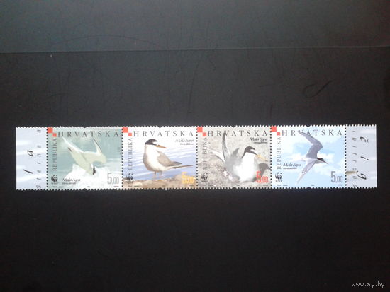 Хорватия 2006 птицы сцепка WWF
