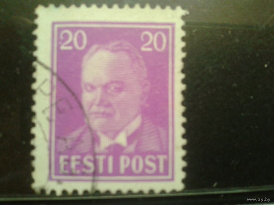 Эстония 1936 президент Паатс