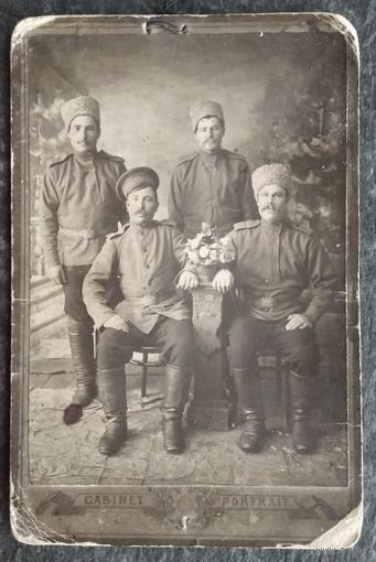 Фото казаков. До 1917 г. 9.5х13.5 см