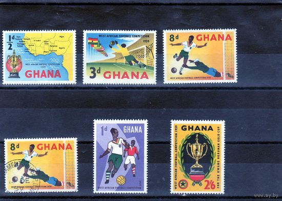 Гана.Спорт.Первенство западной Африки по футболу.1959.