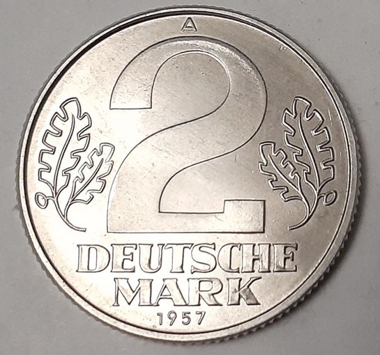 Германия - ГДР 2 марки, 1957 (4-16-6)