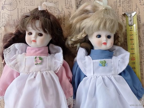 Кукла фарфоровые,  фарфоровые сестрички. Куклы- сестрички. Есть еще много кукол в моих лотах!