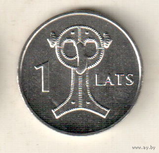 Латвия 1 лат 2007 Сова