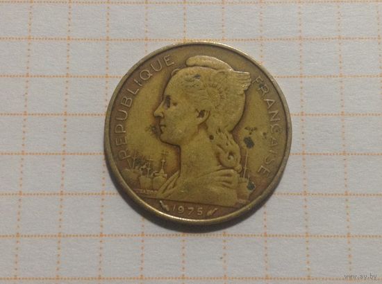 Афар и Исса 1975г 20 франков.
