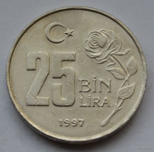 Турция, 25000 лир 1997 г.