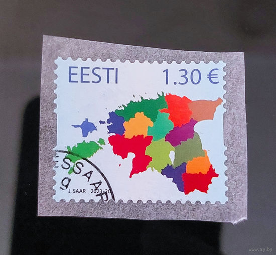 Эстония 2023. Карта. Страна