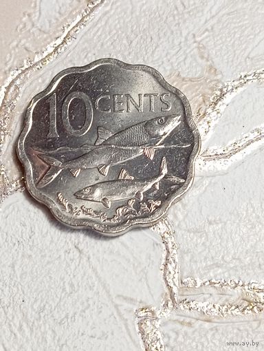 Багамы 10 цент 2007 года .