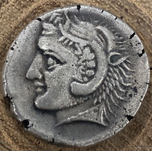 Греция Драхма Атея (царь Скифии). 353 - 347 гг. до н.э. Серебро