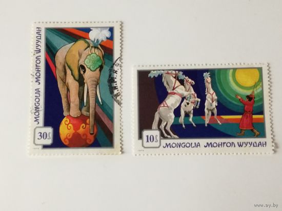 Монголия 1974. Цирк Монголии