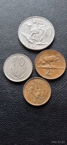 ЮАР 4 монеты одним лотом