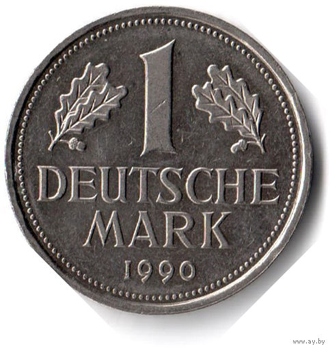 Германия. 1 марка. 1990 J