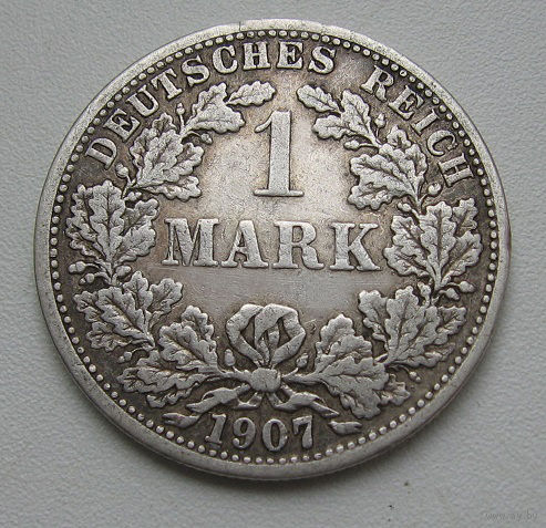 Германия 1 марка 1907