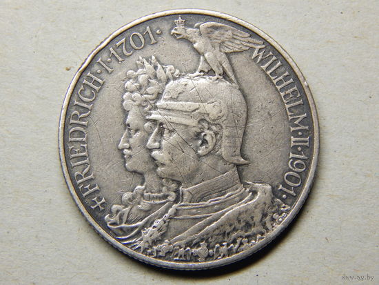 Германия 2 марки 1901г.