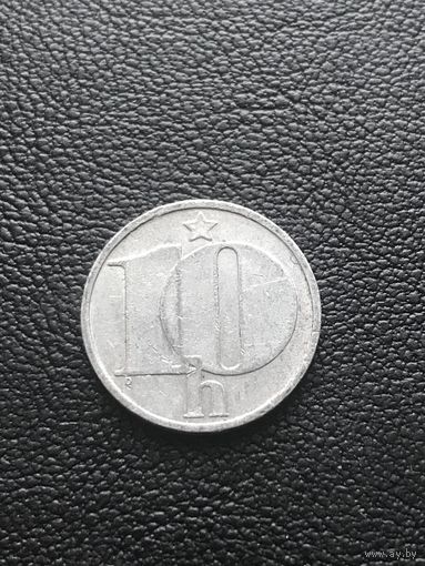 10 геллеров 1980 Чехословакия