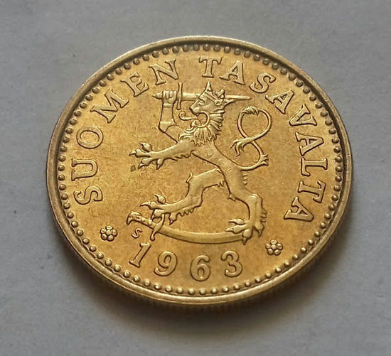 10 пенни, Финляндия 1963 г.