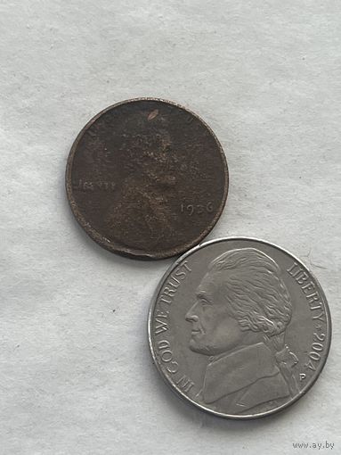 США 2 монеты