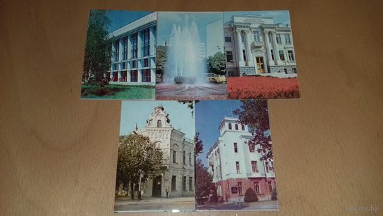 Календарики 1986 КРАСНОДАР 5 шт. одним лотом