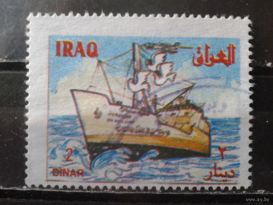 Ирак 1993 Корабль Михель-2,5 евро гаш
