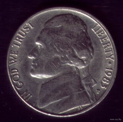 5 центов 1983 год США Р