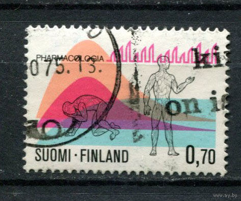 Финляндия - 1975 - Фармакологические исследования - [Mi. 768] - полная серия - 1 марка. Гашеная.  (Лот 161AU)