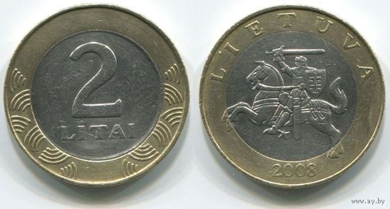 Литва. 2 лита (2008)