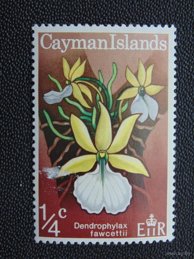 Британские Каймановы острова 1971 г. Орхидеи.