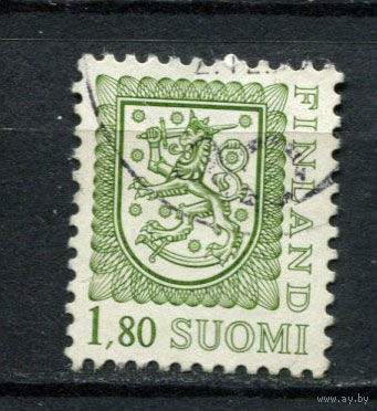 Финляндия - 1988 - Герб - [Mi. 1035] - полная серия - 1 марка. Гашеная.  (Лот 163BE)