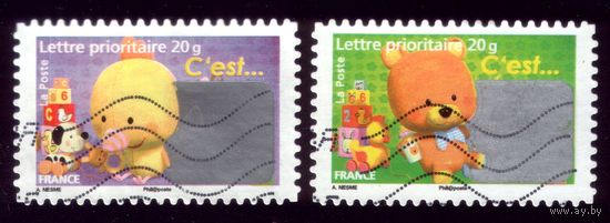 2 марки 2008 год Франция 4411-4412