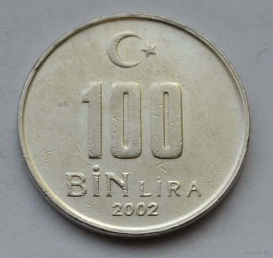 Турция, 100000 лир 2002 г.