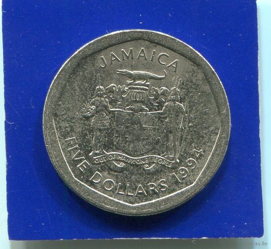 Ямайка 5 долларов 1994