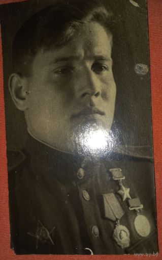 Фото Красавец 1944 ГСС,  с автографом (W)