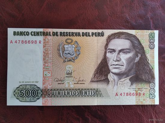500 инти Перу 1987 г.
