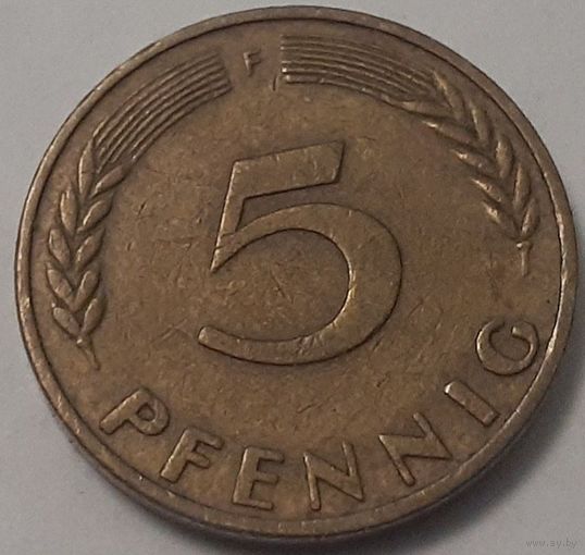 Германия 5 пфеннигов, 1950 Ф