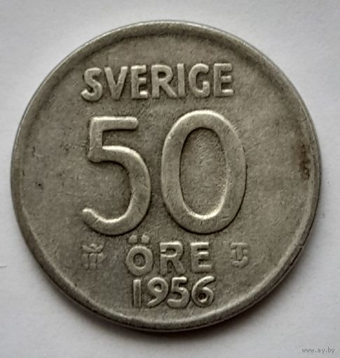 Швеция 50 эре 1956 года