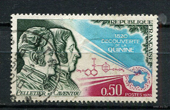 Франция - 1970 - 150 лет со дня открытия хинина - [Mi.1703] - 1 марка. Гашеная.  (Лот 26CD)