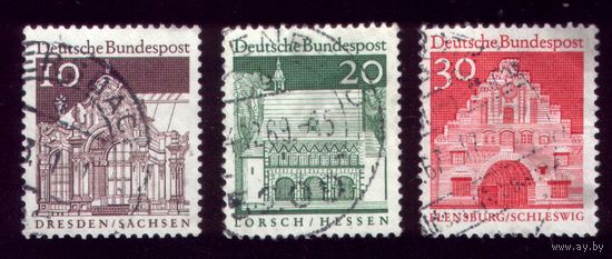 3 марки 1966 год Германия 490-492