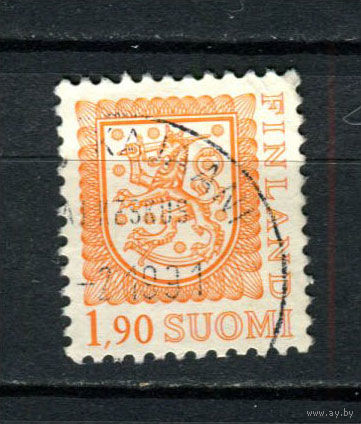 Финляндия - 1989 - Герб - [Mi. 1068] - полная серия - 1 марка. Гашеная.  (Лот 138BF)