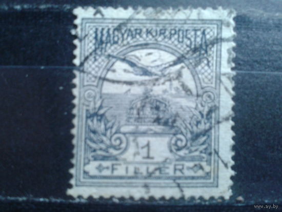 Венгрия 1906-8 Птица турул 1ф L15