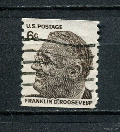 США - 1968 - Франклин Делано Рузвельт - [Mi. 945y] - полная серия - 1 марка. Гашеная.  (Лот 30CF)