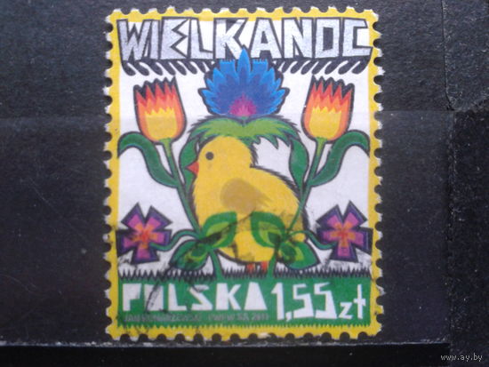 Польша, 2011, Пасха, Михель 1,4 евро гаш.