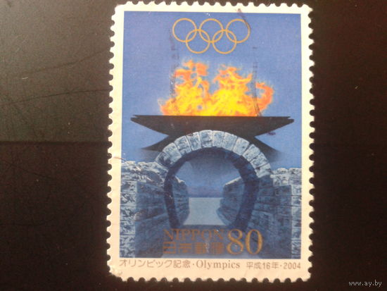 Япония 2004 Олимпийский огонь Афины