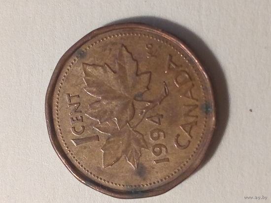 1 цент Канада 1994