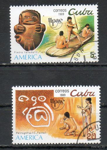 Культура Америки Куба 1989 год серия из 2-х марок